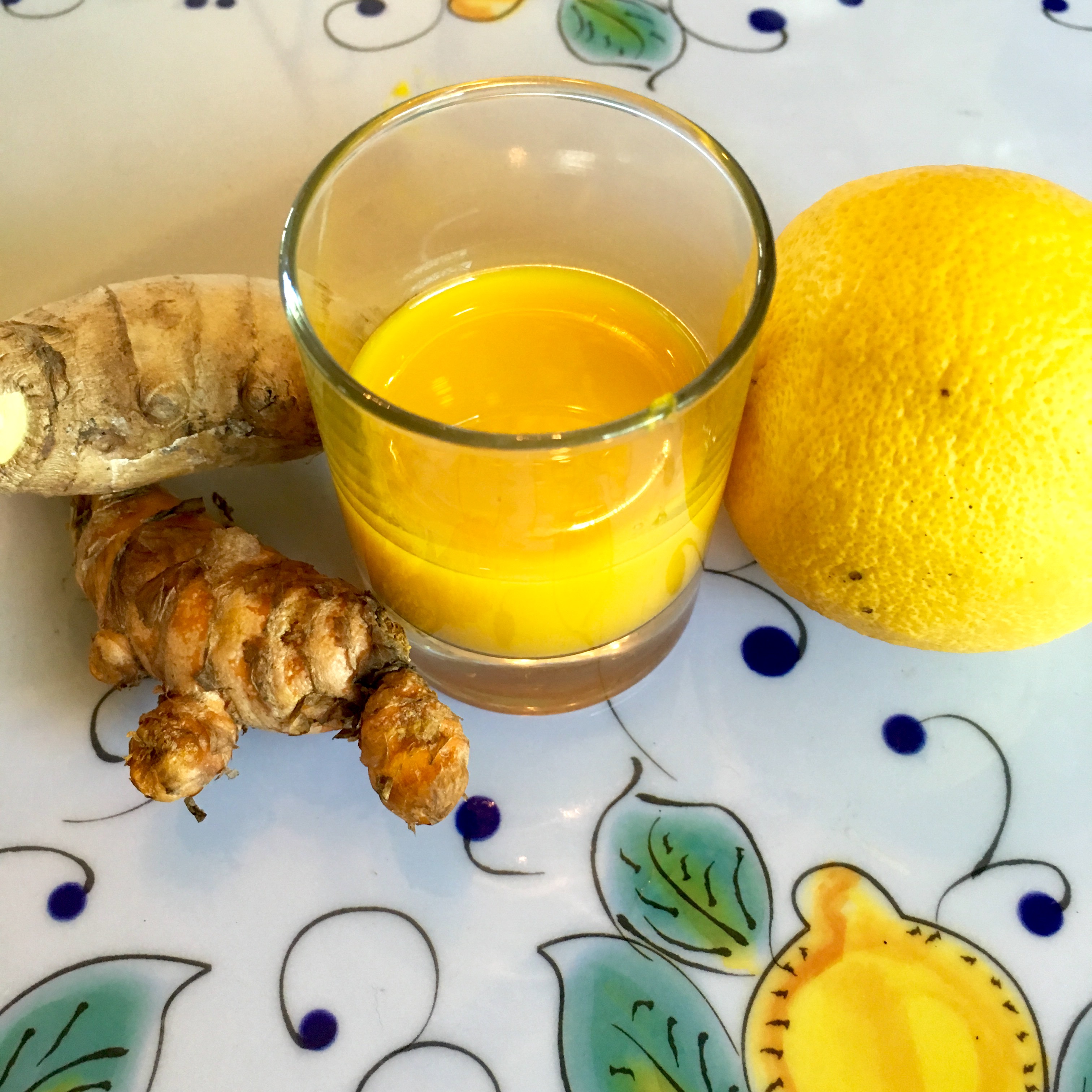 Wellness Shots: Ginger Turmeric Lemon Potion Made in Your Blender ...